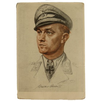 Briefkaart Major Oesau Kommodore Eines Jagdgeschwaders. Espenlaub militaria